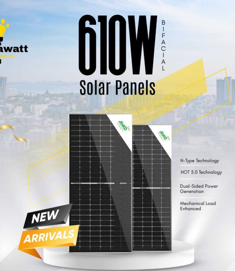 Jinko Solar Panels (610W)